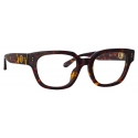 Linda Farrow - Deni D-Frame Optical Glasses in Tortoiseshell - LFL1243C5OPT - Linda Farrow Eyewear