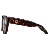 Linda Farrow - Deni D-Frame Optical Glasses in Tortoiseshell - LFL1243C5OPT - Linda Farrow Eyewear