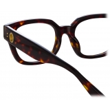 Linda Farrow - Deni D-Frame Optical Glasses in Tortoiseshell - LFL1243C5OPT - Linda Farrow Eyewear