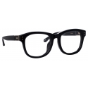 Linda Farrow - Edson D-Frame Optical Glasses in Black - LFL1385C1OPT - Linda Farrow Eyewear