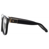 Linda Farrow - Edson D-Frame Optical Glasses in Black - LFL1385C1OPT - Linda Farrow Eyewear