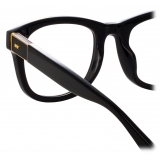 Linda Farrow - Edson D-Frame Optical Glasses in Black - LFL1385C1OPT - Linda Farrow Eyewear