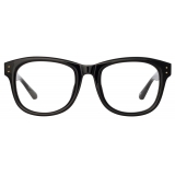 Linda Farrow - Edson D-Frame Optical Glasses in Black - LFL1385C1OPT - Linda Farrow Eyewear