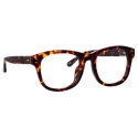 Linda Farrow - Edson D-Frame Optical Glasses in Tortoiseshell - LFL1385C2OPT - Linda Farrow Eyewear