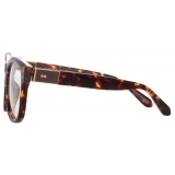 Linda Farrow - Edson D-Frame Optical Glasses in Tortoiseshell - LFL1385C2OPT - Linda Farrow Eyewear