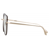 Linda Farrow - Eloise Cat Eye Optical Glasses in Light Gold - LFL1336C2OPT - Linda Farrow Eyewear