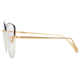 Linda Farrow - Eloise Cat Eye Optical Glasses in Mocha Light Gold - LFL1336C6OPT - Linda Farrow Eyewear