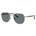 Persol - PO1006S - Gold / Dark Blue Polarized - Sunglasses - Persol Eyewear