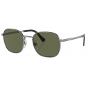 Persol - PO1009S - Gunmetal / Polar Green - Sunglasses - Persol Eyewear