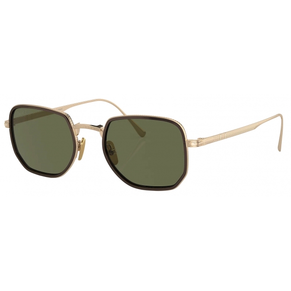 Persol - PO5006ST - Gold Brown / Green Polarized - Sunglasses - Persol ...