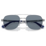 Persol - PO1004S - Silver / Light Blue - Sunglasses - Persol Eyewear