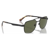 Persol - PO1004S - Semigloss Black / Green Polarized - Sunglasses - Persol Eyewear