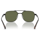 Persol - PO1004S - Semigloss Black / Green Polarized - Sunglasses - Persol Eyewear