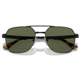 Persol - PO1004S - Nero Semi-Lucido / Polarizzata Verde - Occhiali da Sole - Persol Eyewear