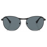 Persol - PO1002S - Semigloss Black / Dark Blue Polarized - Sunglasses - Persol Eyewear