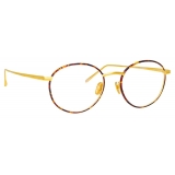 Linda Farrow - Hoffman Oval Optical Glasses in Tortoiseshell - LFL1034C3OPT - Linda Farrow Eyewear