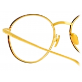 Linda Farrow - Hoffman Oval Optical Glasses in Tortoiseshell - LFL1034C3OPT - Linda Farrow Eyewear