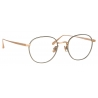 Linda Farrow - Occhiali da Vista Jules Oval in Oro Rosa Oro Bianco - LFL1233C2OPT - Linda Farrow Eyewear