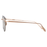 Linda Farrow - Occhiali da Vista Jules Oval in Oro Rosa Oro Bianco - LFL1233C2OPT - Linda Farrow Eyewear