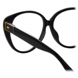 Linda Farrow - Katia Cat Eye Optical Glasses in Black - LFL1417C1OPT - Linda Farrow Eyewear