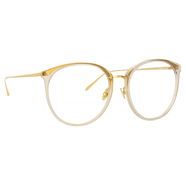 Linda Farrow - Kings Oversized Optical Glasses in Truffle - LFL747C25OPT - Linda Farrow Eyewear