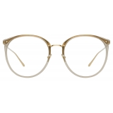 Linda Farrow - Kings Oversized Optical Glasses in Truffle - LFL747C25OPT - Linda Farrow Eyewear