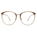 Linda Farrow - Kings Oversized Optical Glasses in Ash - LFL747C10OPT - Linda Farrow Eyewear