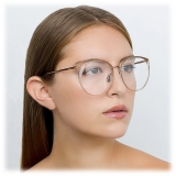 Linda Farrow - Kings Oversized Optical Glasses in Ash - LFL747C10OPT - Linda Farrow Eyewear