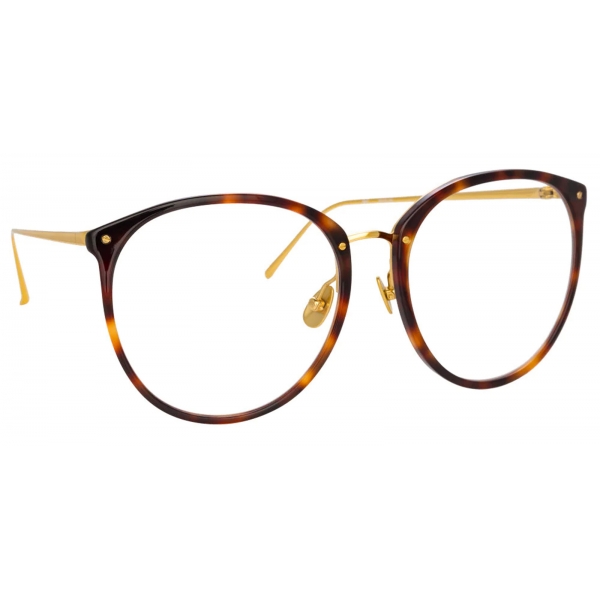 Linda Farrow - Kings Oversized Optical Glasses in Tortoiseshell - LFLC747C9OPT - Linda Farrow Eyewear