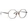 Linda Farrow - Occhiali da Vista Lianas Hexagon in Nero - LFL1253C4OPT - Linda Farrow Eyewear