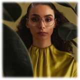 Linda Farrow - Lianas Hexagon Optical Glasses in Rose Gold - LFL1253C6OPT - Linda Farrow Eyewear