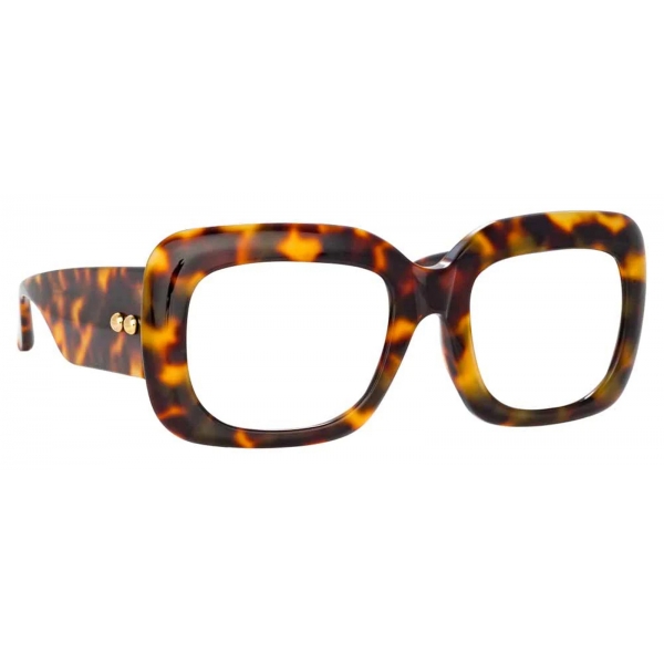 Linda Farrow - Lavinia Rectangular Optical Glasses in Tortoiseshell - LFL995C7OPT - Linda Farrow Eyewear