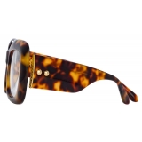 Linda Farrow - Lavinia Rectangular Optical Glasses in Tortoiseshell - LFL995C7OPT - Linda Farrow Eyewear