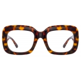 Linda Farrow - Lavinia Rectangular Optical Glasses in Tortoiseshell - LFL995C7OPT - Linda Farrow Eyewear