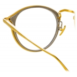 Linda Farrow - Occhiali da Vista Luis Oval in Oro Giallo Oro Bianco - LFL1224C4OPT - Linda Farrow Eyewear