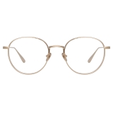 Linda Farrow - Occhiali da Vista Luna Oval in Oro Chiaro - LFL1229C3OPT - Linda Farrow Eyewear