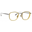 Linda Farrow - Maco Squared Optical Glasses in Nickel - LFL1220C4OPT - Linda Farrow Eyewear