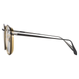 Linda Farrow - Maco Squared Optical Glasses in Nickel - LFL1220C4OPT - Linda Farrow Eyewear