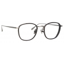 Linda Farrow - Occhiali da Vista Maco Squared in Oro Bianco - LFL1220C2OPT - Linda Farrow Eyewear