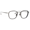 Linda Farrow - Maco Squared Optical Glasses in White Gold - LFL1220C2OPT - Linda Farrow Eyewear