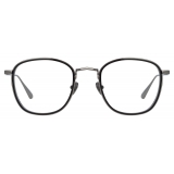 Linda Farrow - Occhiali da Vista Maco Squared in Oro Bianco - LFL1220C2OPT - Linda Farrow Eyewear