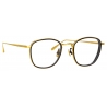 Linda Farrow - Maco Squared Optical Glasses in Yellow Gold - LFL1220C1OPT - Linda Farrow Eyewear