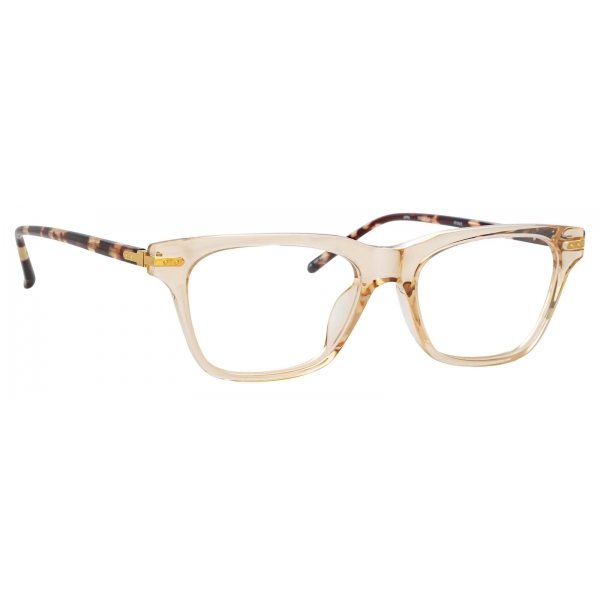 Linda Farrow - Mae Cat Eye Optical Glasses in Ash - LF55C3OPT - Linda Farrow Eyewear