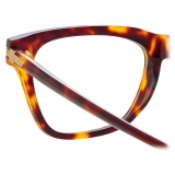 Linda Farrow - Mae Cat Eye Optical Glasses in Tortoiseshell - LF55C2OPT - Linda Farrow Eyewear