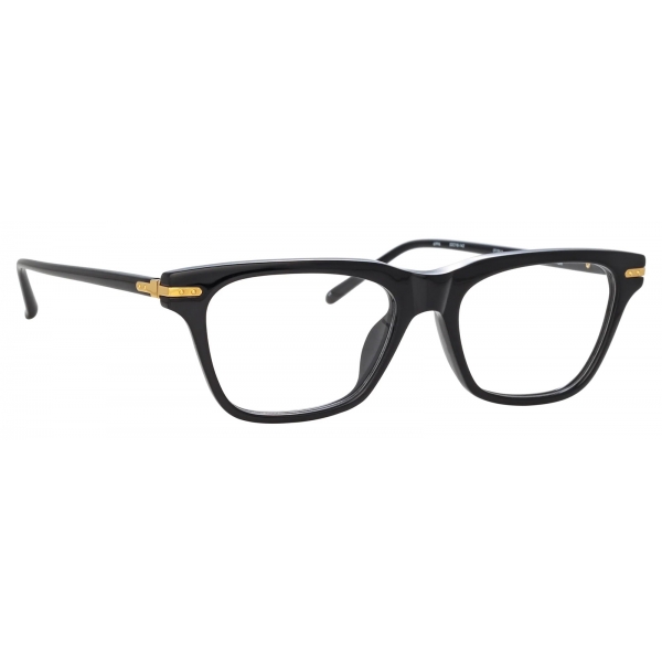 Linda Farrow - Mae Cat Eye Optical Glasses in Black - LF55C1OPT - Linda Farrow Eyewear