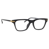 Linda Farrow - Occhiali da Vista Mae Cat Eye in Nero - LF55C1OPT - Linda Farrow Eyewear