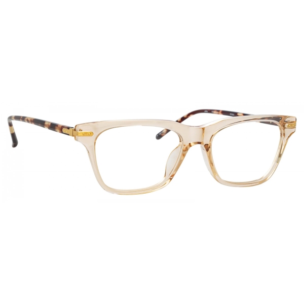 Linda Farrow - Occhiali da Vista Mae A Cat Eye in Cenere - LF55AC3OPT - Linda Farrow Eyewear