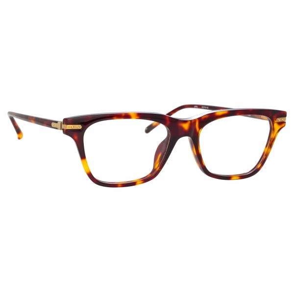 Linda Farrow - Mae A Cat Eye Optical Glasses in Tortoiseshell - LF55AC2OPT - Linda Farrow Eyewear