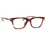 Linda Farrow - Mae A Cat Eye Optical Glasses in Tortoiseshell - LF55AC2OPT - Linda Farrow Eyewear