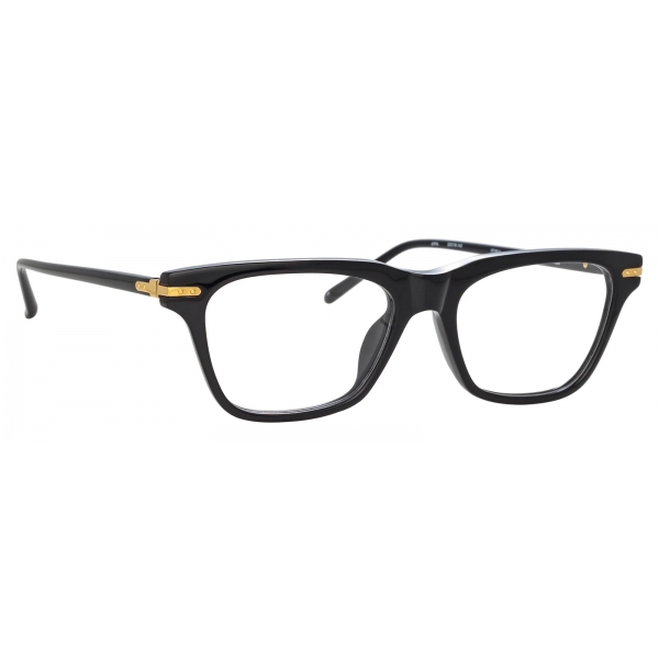 Linda Farrow - Mae A Cat Eye Optical Glasses in Black - LF55AC1OPT - Linda Farrow Eyewear